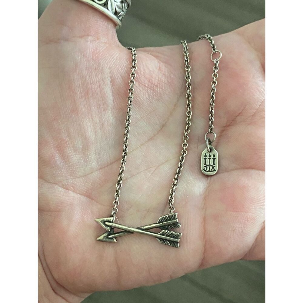 James Avery Retired Crossed Paths Necklace